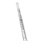 Лестница алюминиевая Алюмет трехсекционная 3x17 ступеней (3317) — Фото 1