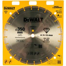 Круг алмазный универсальный DeWalt DT40213 350х25.4мм — Фото 1